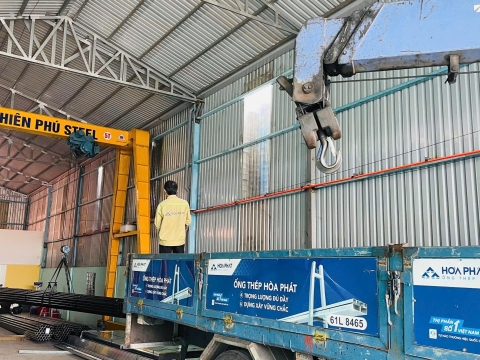 Phát Thiên Phú - Cung Cấp Thép Cho Công Trình Trọng Điểm Cầu Kênh Sáng, Bình Chánh